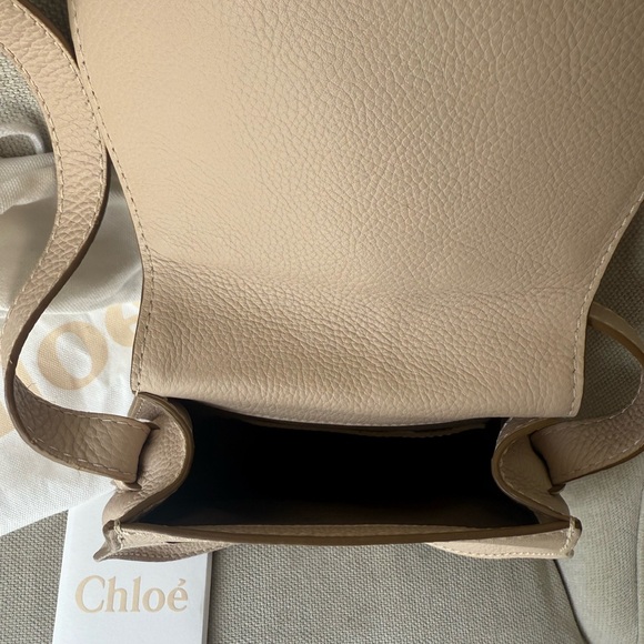 Chloe Taupe Leather Crossbody Bag - Picture 6 of 6